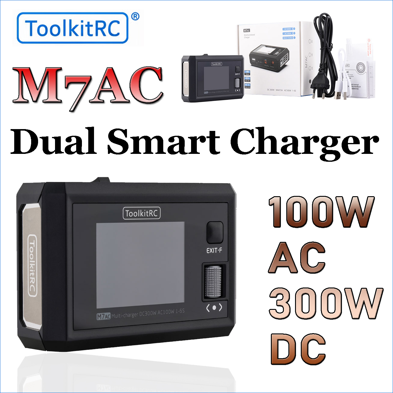Drone Battery Smart - ToolkitRC M7AC 100W AC 300W DC
