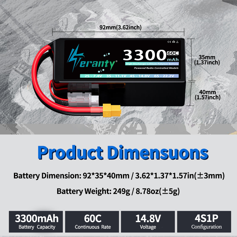 TERANTY 4S 3300mAh Lipo Batter - Drone Battery Lipo review and price