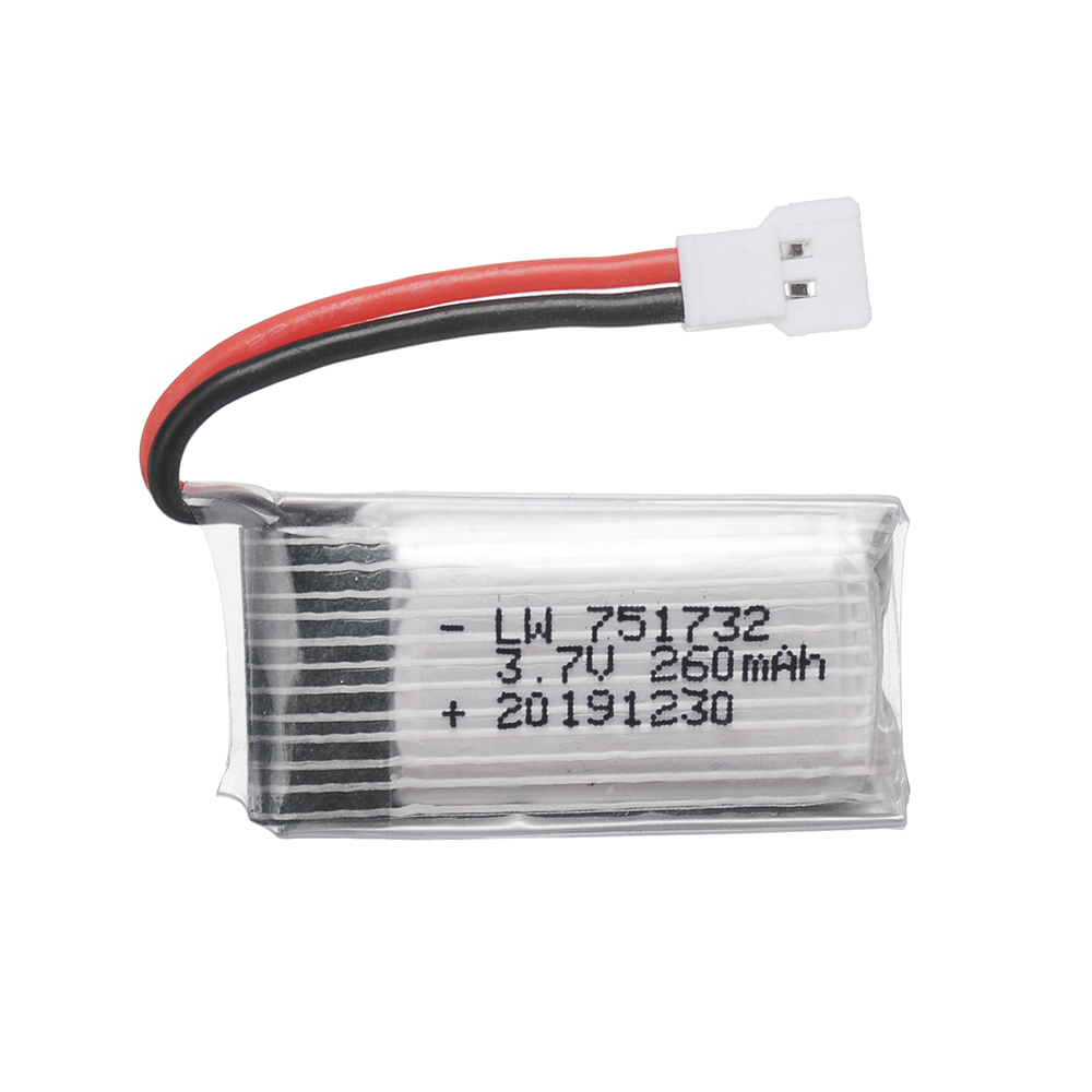 3.7V 260mAH Lipo Battery With  - Eachine Drone E010 review and price